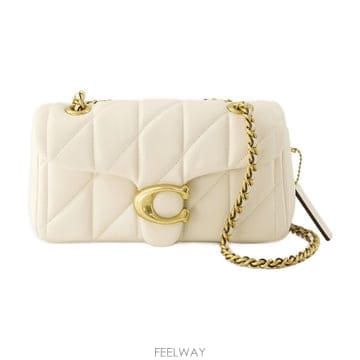 24 S/S 코치 타비 20’ 크로스바디 COACH 레더 화이트 CP B0731502934