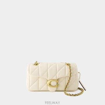 24 S/S 코치 타비 20’ 크로스바디 COACH 레더 화이트 CP B0731502934
