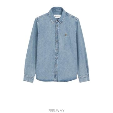 26FW 아미 데님 셔츠 USH786 DE0056 480 BLEU USED