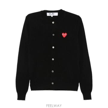 26FW 꼼데가르송 가디건 P1N007 BLACK