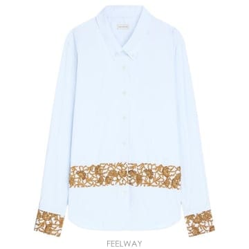Dries Van Noten 26FW �帮�� �� ��ư ���� 0107404314 514 LIGHT BLUE26FW �帮�� �� ��ư ���� 0107404314 514 LIGHT BLUE