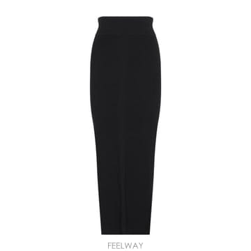 26FW 릭 오웬스 롱 스커트 RP02F5619 RIBM 09 BLACK