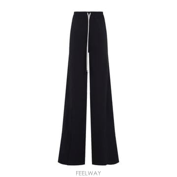 26FW 릭 오웬스 드로스트링 바이어스 팬츠 RP02F5304 HY 09 BLACK