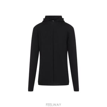 26FW 릭 오웬스 후드 티셔츠 RU02F4613 M 09 BLACK