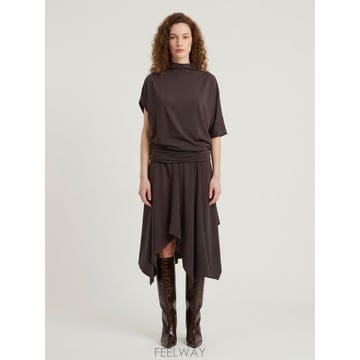 26 F/W 르메르 트위스트 롱 드레스 DR1179lyLJ1086BR B0022491428