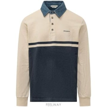 26FW JW앤더슨 긴팔 티셔츠 JO0298 PG1938027 NAVY
