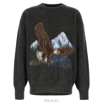26FW 마르지엘라 이글 크루넥 스웨터 S50HL0078 M13321001J BROWN