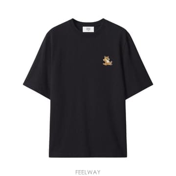 26FW 메종키츠네 반팔 티셔츠 MRWJT21KJ0119 P199 BLACK