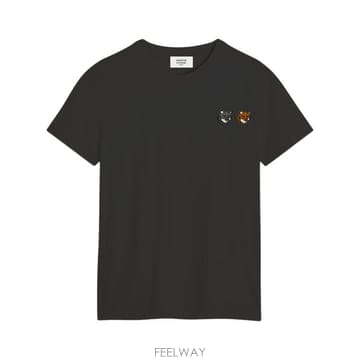 26FW 메종키츠네 반팔 티셔츠 MRWJT17KJ7026 P190 GREY