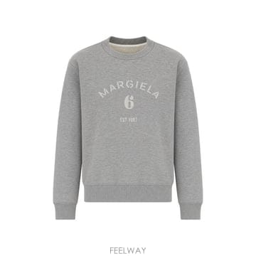 26FW MM6 메종마르지엘라 후드 티셔츠 S62GU0154S25337 853M GREY MELANGE