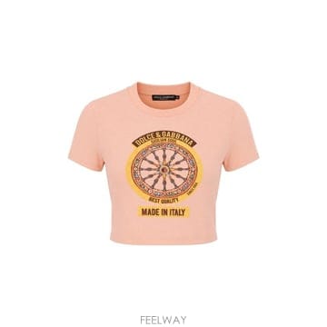 Dolce&Gabbana 26FW ��ü�ذ��ٳ� ���� Ƽ���� F8V95TGDDVL F3429 ROSA CONFETTO SCURO26FW ��ü�ذ��ٳ� ���� Ƽ���� F8V95TGDDVL F3429 ROSA C
