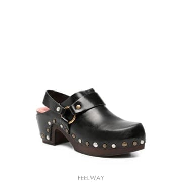 26FW 끌로에 슈즈 CH26W21T1R 001 BLACK