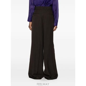 26FW 드리스 반 노튼 스트레이트 팬츠 010914 4066703 BROWN