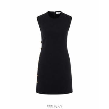 26 F/W 베르사체 스트레치 비스코스 캐디 미니 드레스 102667 B0012489371