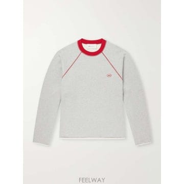 아미 LOGOAPPLIQUED 코튼블렌드 저지 맨투맨 HSW795. B0082491322