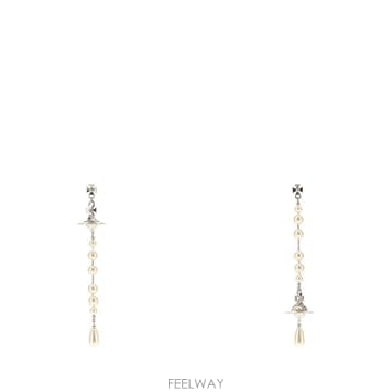 비비안 웨스트우드 브로큰 펄 귀걸이 6203000202P128CN  B0442336958