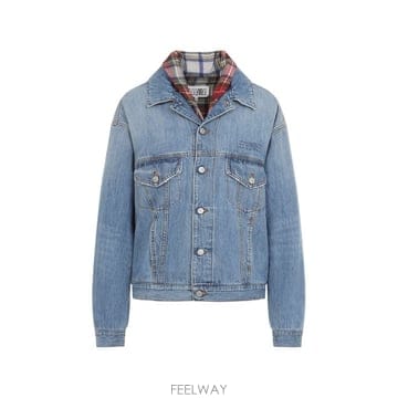 MM6 메종 마르지엘라 데님 코튼 자켓 S62AN0194M30055 B0712491564