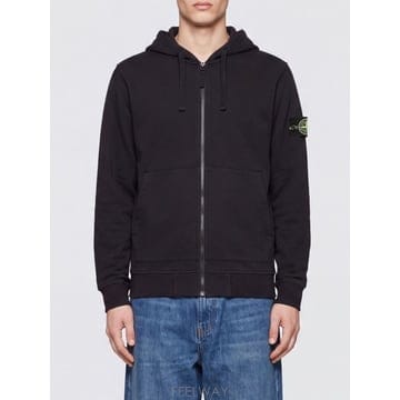 26 F/W 스톤 아일랜드 브러쉬 오가닉 코튼 후리스 지퍼 후드 맨투 B0032211998