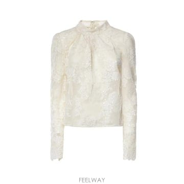 Self Portrait 26FW ���� ��Ʈ����Ʈ ���� Ƽ���� SC26052T CREAM26FW ���� ��Ʈ����Ʈ ���� Ƽ���� SC26052T CREAM