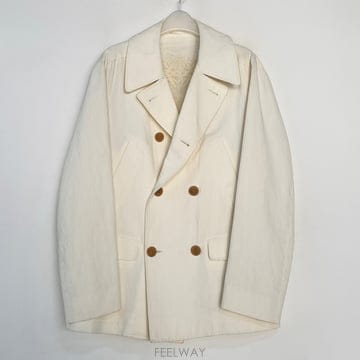 로에베 LOEWE 린넨 더블 자켓 L