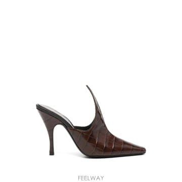 Alaia �˶��̾� Court croc effect leather mules 12331817238792 TP725786�˶��̾� Court croc effect leather mules 1233181723879