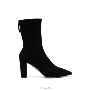 Aquazzura �������ֶ� Saint Honore block booties 85 12331816026376 TP7258005�������ֶ� Saint Honore block booties 85 1233181602637