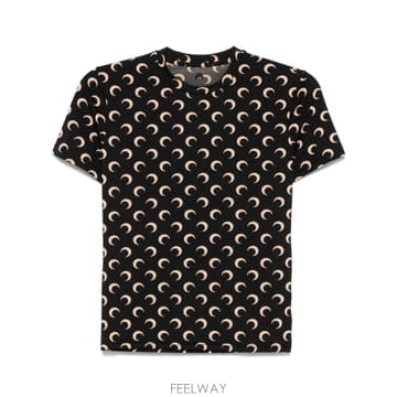 Marine Serre �������� Moon print short sleeve top 12331824709896 TP725787659�������� Moon print short sleeve top 12331824709896 TP
