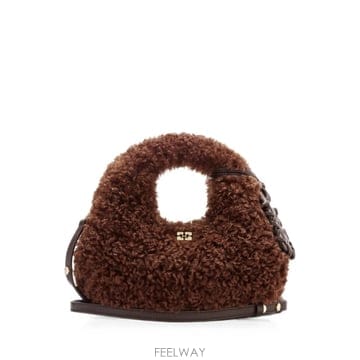 GANNI ���� mini bag in alternative curl fur 12139797545224 TP7257782���� mini bag in alternative curl fur 12139797545224 T