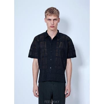 | Other Brand | 26 FW Homme Plisse Issey Miyake ���� Lace Grid Pleats Shirt HP26 FW Homme Plisse Issey Miyake ���� Lace Grid Pleats 