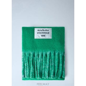 Acne 26 FW ��ũ�� ���� Fringed Wool Blend Scarf acn0265046grn26 FW ��ũ�� ���� Fringed Wool Blend Scarf acn0265046g