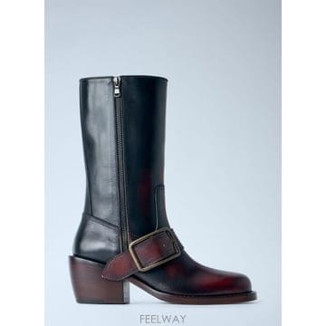 Dries Van Noten 26 FW �帮���ݳ�ư ���� Leather Buckle Boots dvn0266042tan26 FW �帮���ݳ�ư ���� Leather Buckle Boots dvn026604