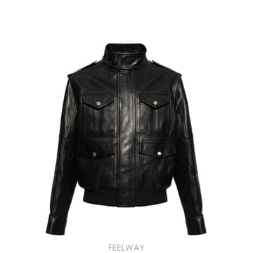 24FW 발망 자켓 바이커 발망 in 가죽 DH1TE131LC620PA TP581899341