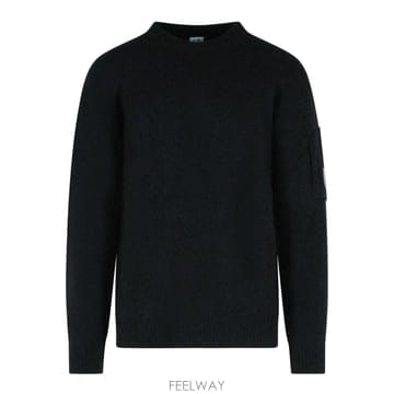 26FW C P  컴퍼니 블랙 울 블렌드 스웨터 21CMKN262A110509A999 TP582175577