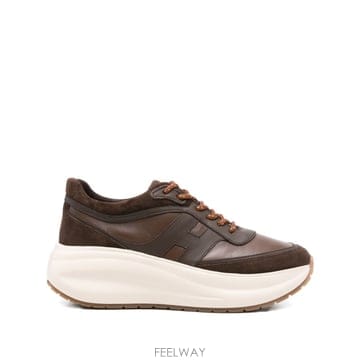25FW 호건 Rebel 카프 레더 스니커즈 In 아이보리 HXW6960FW10UHCS610 TP572125
