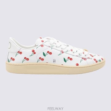 25FW 발렌티노 Royco 스니커즈 화이트 with Cherryfic 패턴 7W2S0LX9DRJCSV TP