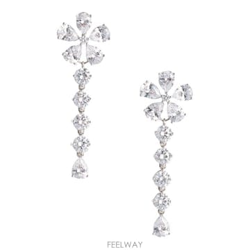 Self Portrait 26FW ���� ��Ʈ����Ʈ ��Ƽ ũ����Ż �ö�� Dangle �Ͱ��� 632EMULTI TP58199743426FW ���� ��Ʈ����Ʈ ��Ƽ ũ����Ż �ö�� Dangle �Ͱ�