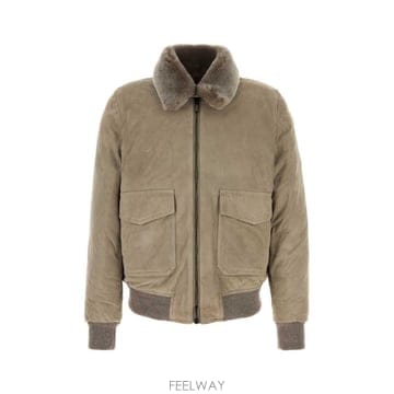 25FW 무레르 Dove grey suede Antenore dow 자켓 ANTENOREURTORTORA T