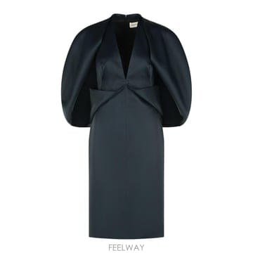 Khaite 26FW ī��Ʈ ���� ��ƾ Crpe �巹�� 56604070200 TP58217726026FW ī��Ʈ ���� ��ƾ Crpe �巹�� 56604070200 TP582177