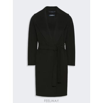 Max Mara 26FW �������� ��Ʈ a vestaglia in lana ����   NERO 9016066106013MESS26FW �������� ��Ʈ a vestaglia in lana ����   NERO 901