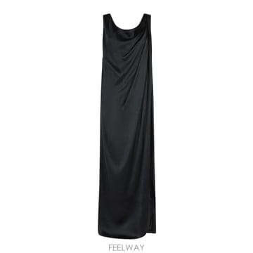 26FW 메종 마르지엘라 블랙 실크 블렌드 맥시 드레스 S51DG0007M36047900 TP58217715