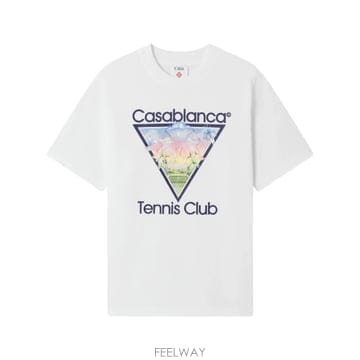 CASABLANCA 26FW ī�����ī ���� T ���� MAW26JTS00106BRIGHTWHITEJERSEY TP5821759226FW ī�����ī ���� T ���� MAW26JTS00106BRIGHTWHITEJE
