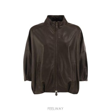 26FW 막스마라 MXTLANOSO   램 스킨 레더 자켓 2621446015600002 TP58217704