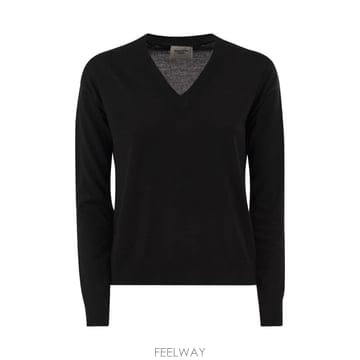 26FW 막스마라 WKDFIOCCHI   버진 울 앤 캐시미어 V 넥 점퍼 2625366062600010 T