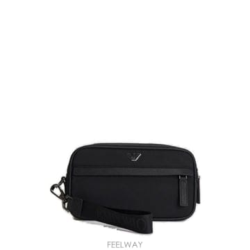 엠포리오 아르마니 로고 장식 지퍼형 세면도구 가방 EM001811AF28784 UC001BLACKBEAUTY