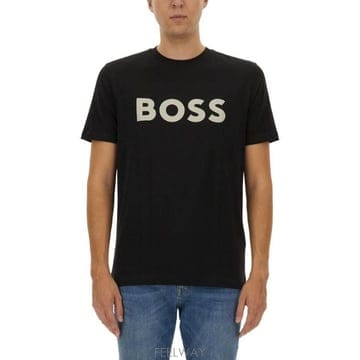 보스 휴고 보스 로고 프린트 티셔츠 50481923 10246016001 TP979778492