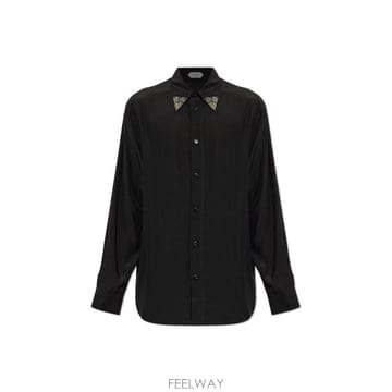 Versace 장식 칼라 셔츠 10268301A19188 1B000 TP979841597
