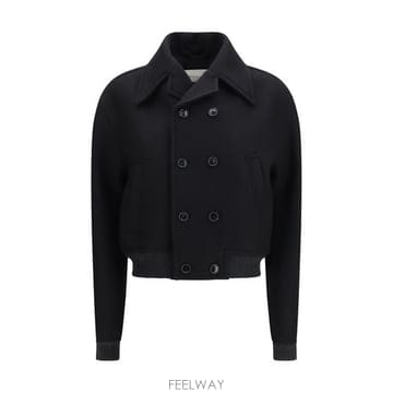 해외 이태리배송 AW26 아미 파리 여성 울 더블브레스트 봄버 재킷 FJK946WV0078_001