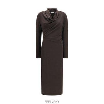 Brunello Cucinelli �ؿ� ���¸���� AW26 ���ڷ���ġ�ڸ� ���� ��ũ�� �� ���� �巹���� ���ǽ� ��� ��� MG929AB1Z1�ؿ� ���¸���� AW26 ���ڷ���ġ�ڸ� ���� ��ũ�� �� 