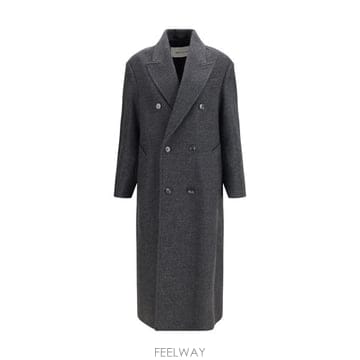 해외 이태리배송 AW26 아미 파리 여성 롱 더블브레스트 울 코트 FCO458WV0078_A189