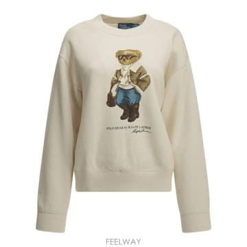 폴로 랄프 로렌 폴로 베어 크루넥 스웨트셔츠 211B23856001 ANTIQUECREAM TP9798143
